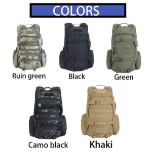 45L Tactical Waterproof Backpack – Outdoor Hiking Hunting Camping Rucksack