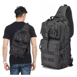 Tactical Sling Backpack Waterproof EDC Bag for Outdoor Hiking Campin